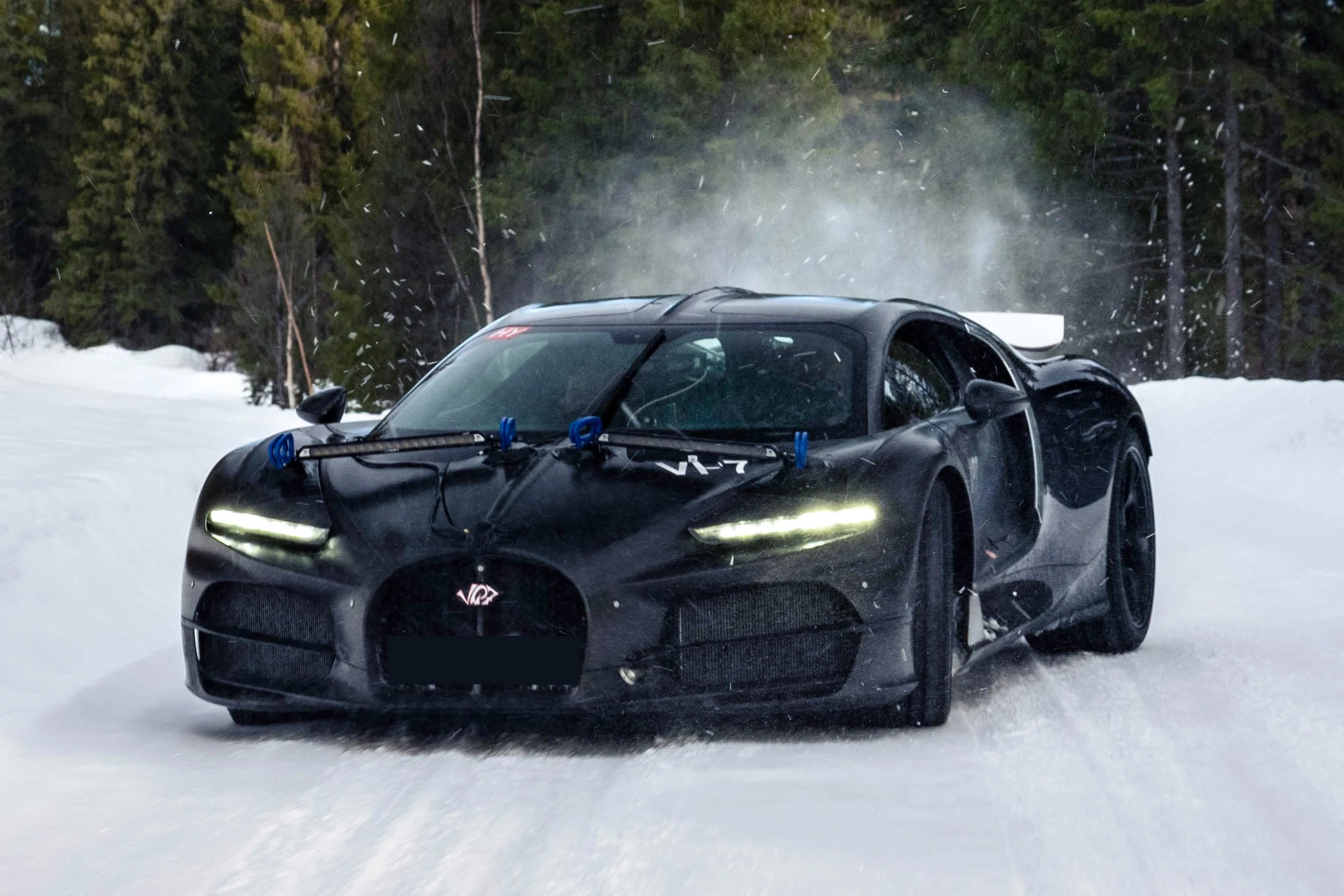 Bugatti Tourbillon, Bugatti winter testing, V16 hypercar, luxury hypercars, Bugatti Tourbillon price, Mate Rimac, high-performance cars 4