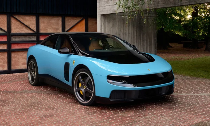 Ferrari electric supercar, Ferrari Luce, electric Ferrari, luxury EV, car design controversy, automotive industry, electric vehicle future 2