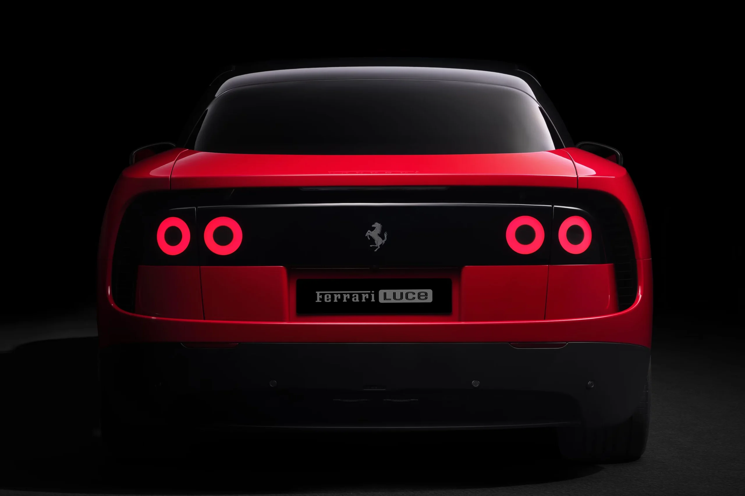 Ferrari Luce, electric supercar, high-performance EV, luxury electric vehicle, 1,050 horsepower, 530 km range, Ferrari electric car 6