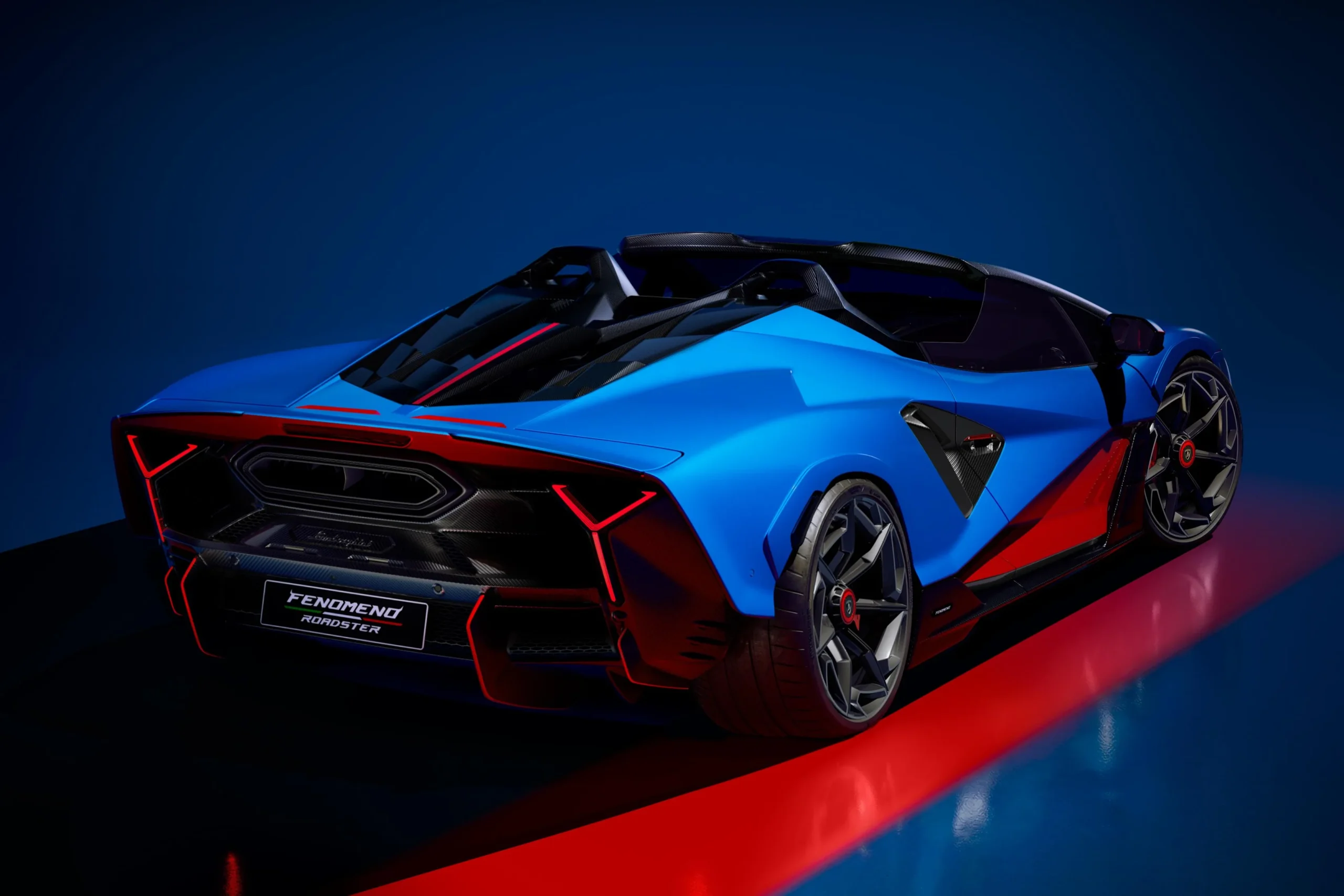 Lamborghini Fenomeno Roadster, most powerful Lamborghini, V12 hybrid supercar, Few Off series, luxury hypercar, Lamborghini Revuelto platform 4