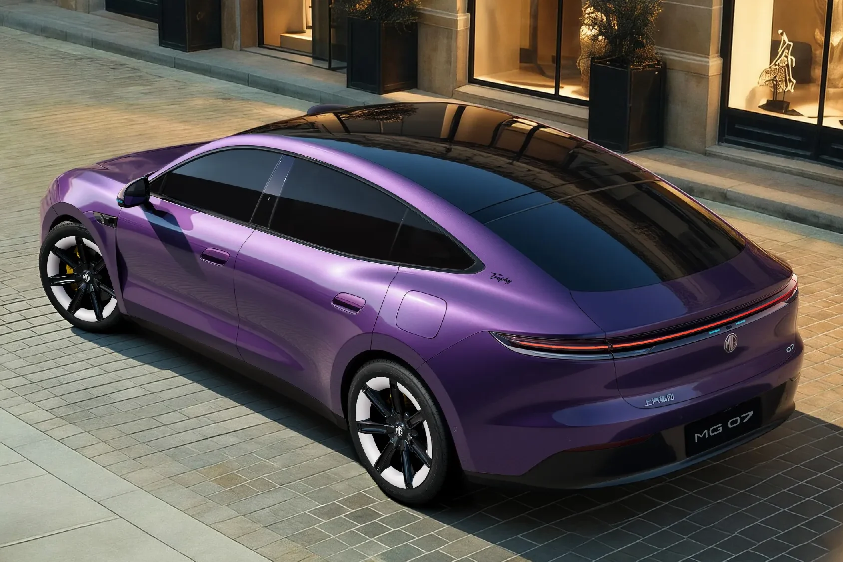 MG 07, affordable electric sedan, Porsche-inspired car, MG 07 price, NEV, SAIC Motor, autonomous driving, budget luxury car 8