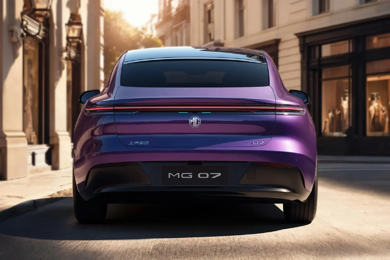 MG 07, affordable electric sedan, Porsche-inspired car, MG 07 price, NEV, SAIC Motor, autonomous driving, budget luxury car 4