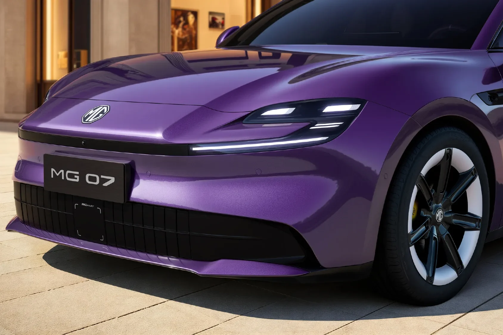 MG 07, affordable electric sedan, Porsche-inspired car, MG 07 price, NEV, SAIC Motor, autonomous driving, budget luxury car 5
