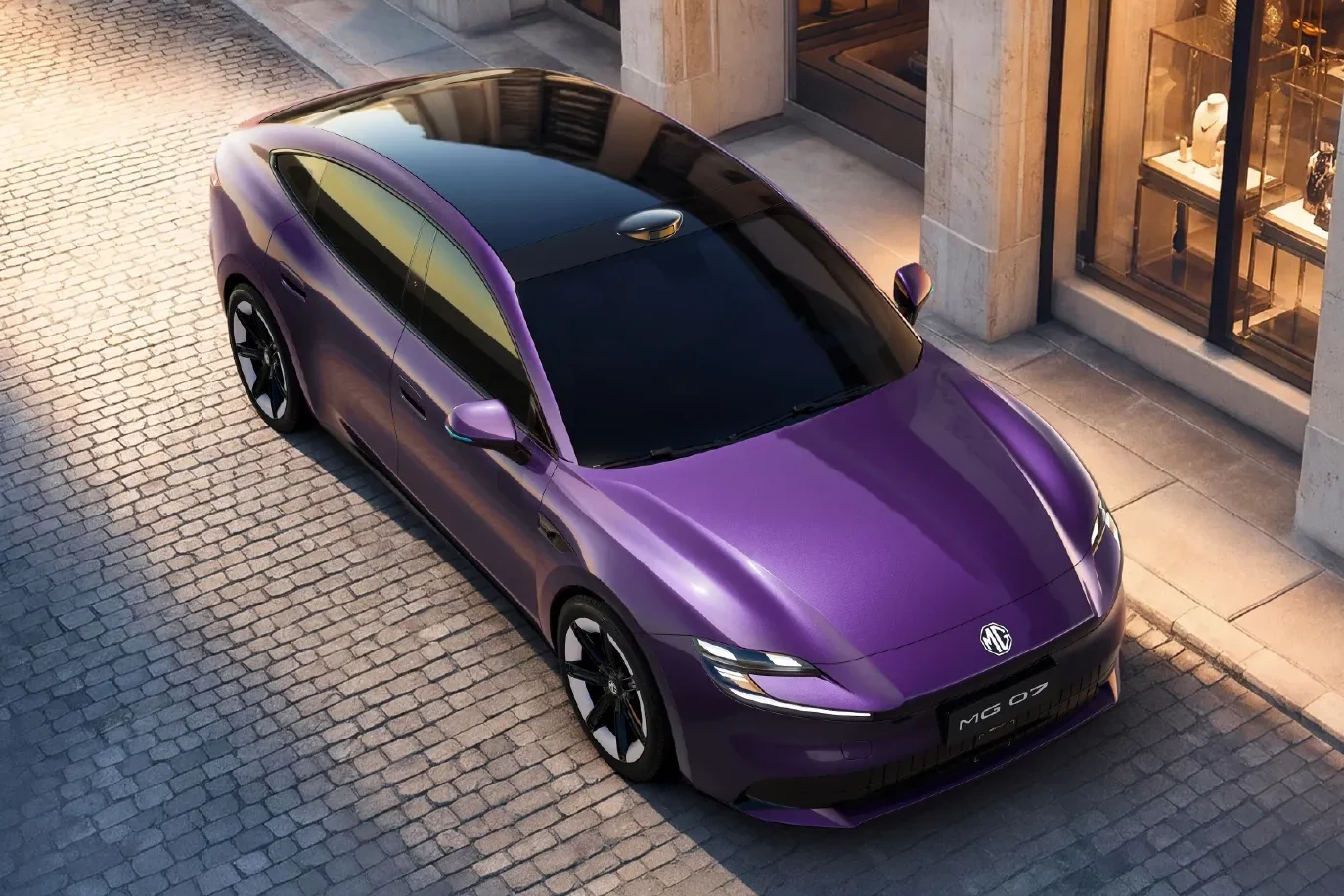 MG 07, affordable electric sedan, Porsche-inspired car, MG 07 price, NEV, SAIC Motor, autonomous driving, budget luxury car 6