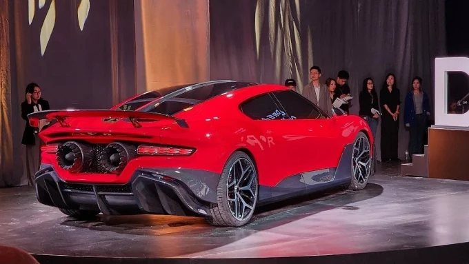 Dreame Nebula NEXT 01, rocket powered car, concept hypercar, solid-state battery, electric vehicle innovation, fastest acceleration, Dreame car 2