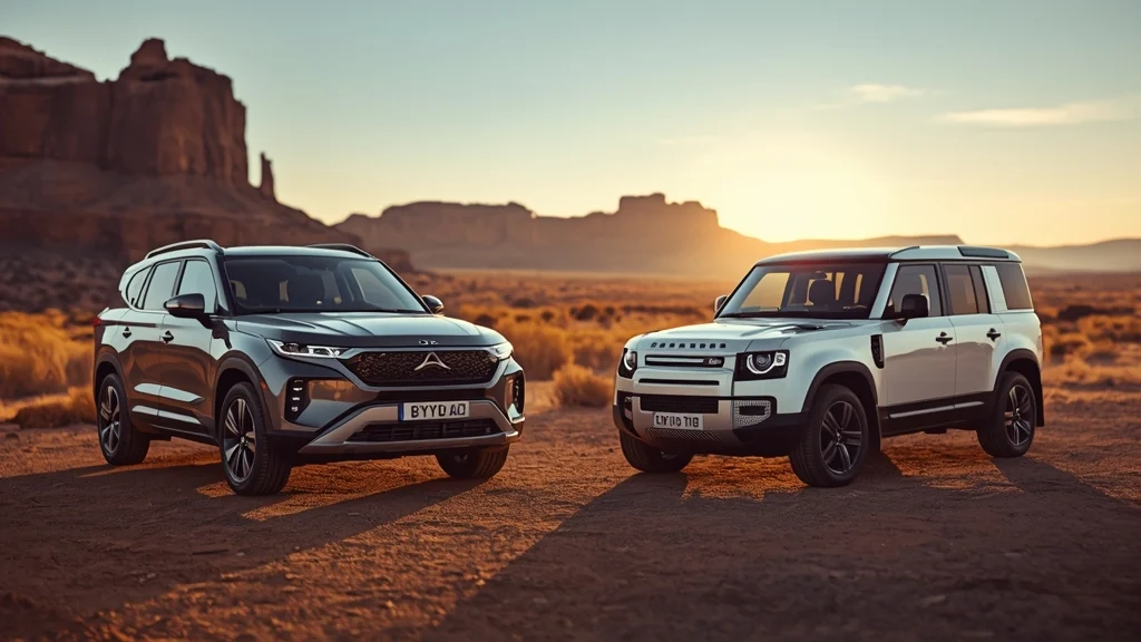 BYD Ti7, plug-in hybrid SUV, 7-seat SUV, Land Rover Defender competitor, electric SUV, BYD SUV, hybrid off-road vehicle, automotive news 1