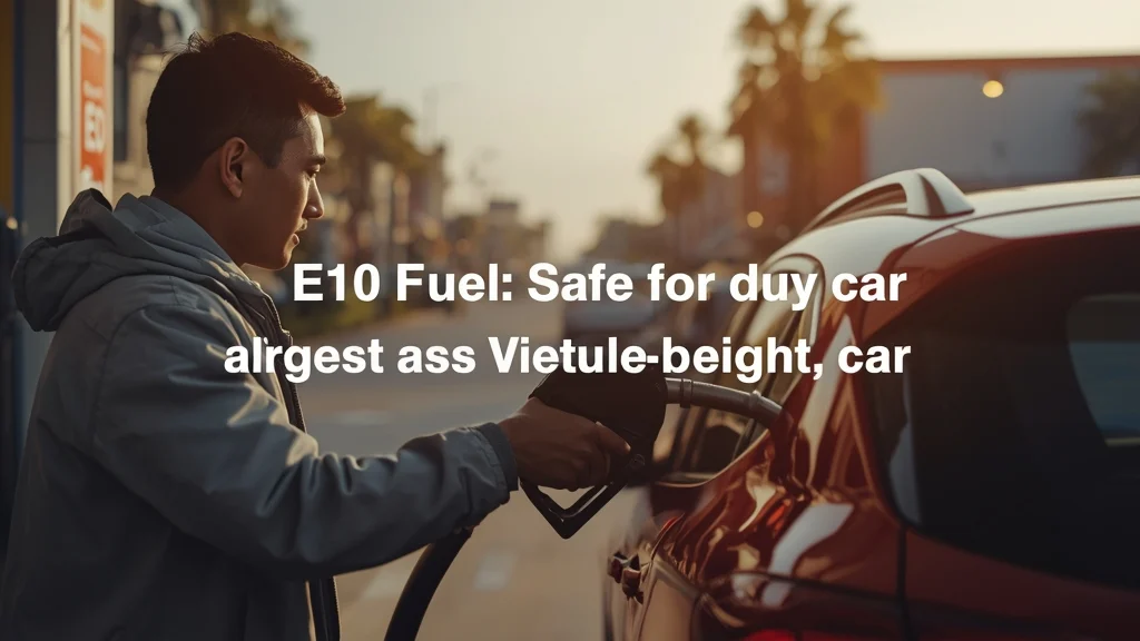 E10 fuel, ethanol gasoline, vehicle compatibility, engine safety, fuel maintenance, Vietnam automotive, clean fuel transition 1