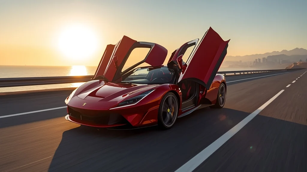 Ferrari Luce, electric supercar, high-performance EV, luxury electric vehicle, 1,050 horsepower, 530 km range, Ferrari electric car 1