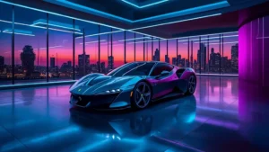 Ferrari Luce, electric supercar, 4-door Ferrari, 1035 horsepower, luxury electric car, Ferrari electric vehicle, high-performance EV 1