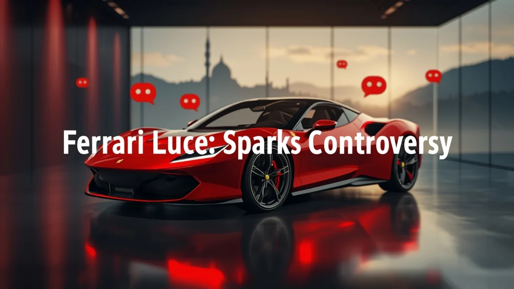 Ferrari electric supercar, Ferrari Luce, electric Ferrari, luxury EV, car design controversy, automotive industry, electric vehicle future 1