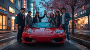 shared supercar, supercar co‑ownership, Japan car sharing, affordable luxury cars, young drivers, Ferrari rental Japan, car subscription service 1