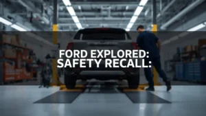 Ford Explorer recall, Ford Vietnam, rear toe control arm, vehicle safety recall, SUV maintenance, Ford Chicago plant 1