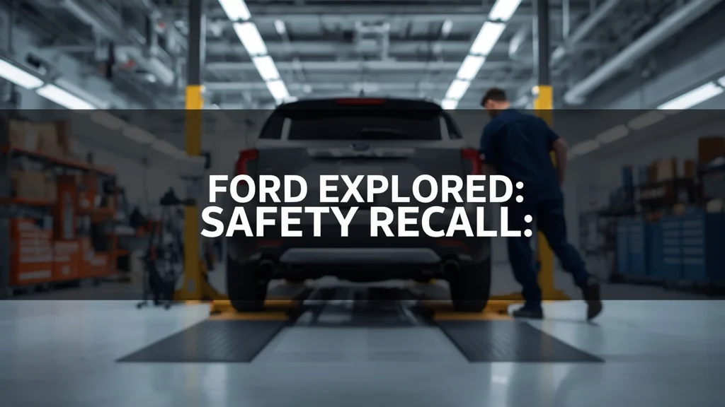 Ford Explorer recall, Ford Vietnam, rear toe control arm, vehicle safety recall, SUV maintenance, Ford Chicago plant 1