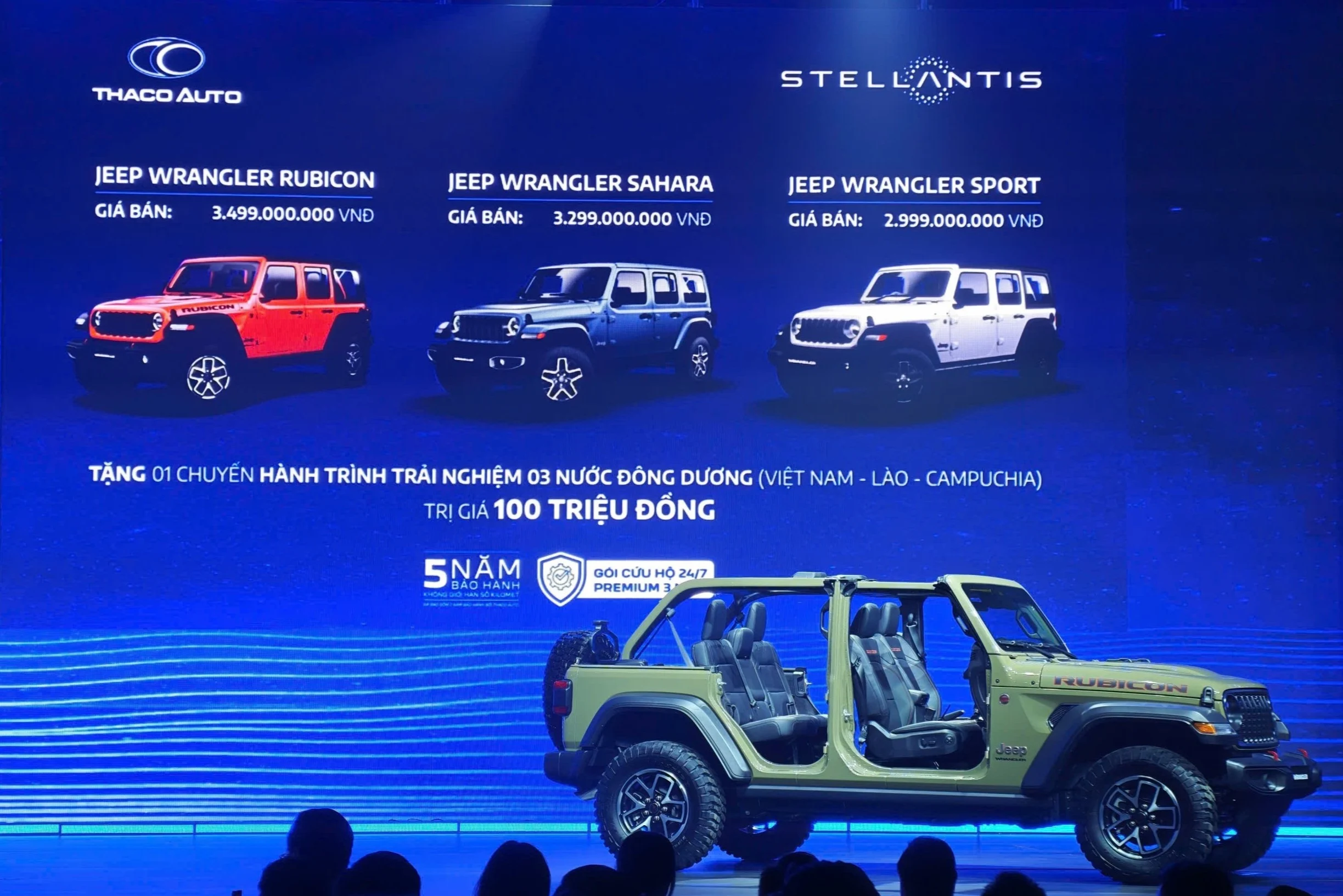 Ram 1500 price Vietnam, Jeep Wrangler Vietnam, Thaco automotive, US trucks Vietnam, off‑road SUV Vietnam, Ram 1500 specs, Jeep Wrangler specs 3