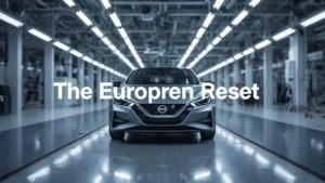 Nissan job cuts Europe, Nissan restructuring, Nissan Sunderland plant, Chinese EV competition, automotive industry trends, Nissan electric vehicles 1