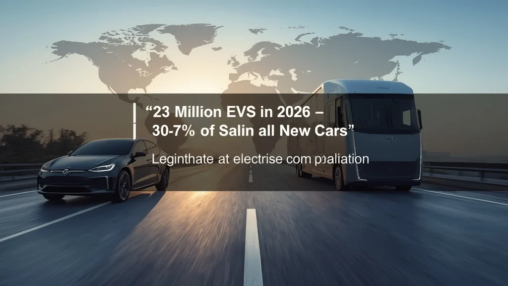 electric vehicles, EV sales 2026, global EV market, China EV dominance, Southeast Asia electric cars, electric trucks, IEA EV outlook 1