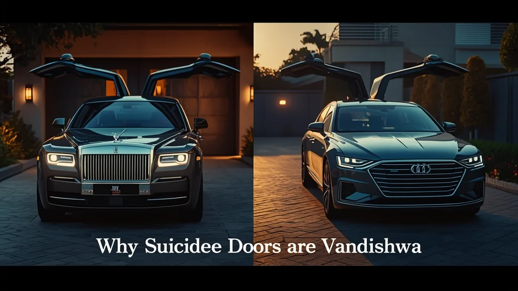 suicide doors, rear-hinged doors, coach doors, luxury cars, automotive safety, Rolls-Royce, Ferrari, car design trends 1