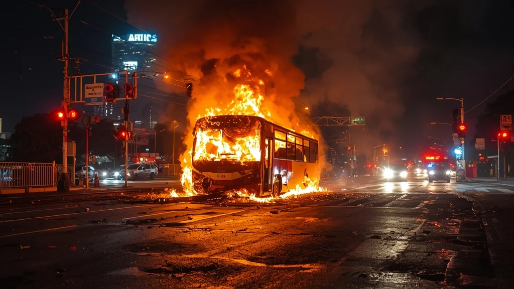 Bangkok bus crash, Thailand train collision, railway crossing accident, bus fire Thailand, Makkasan crossing, traffic safety Thailand, freight train accident 1