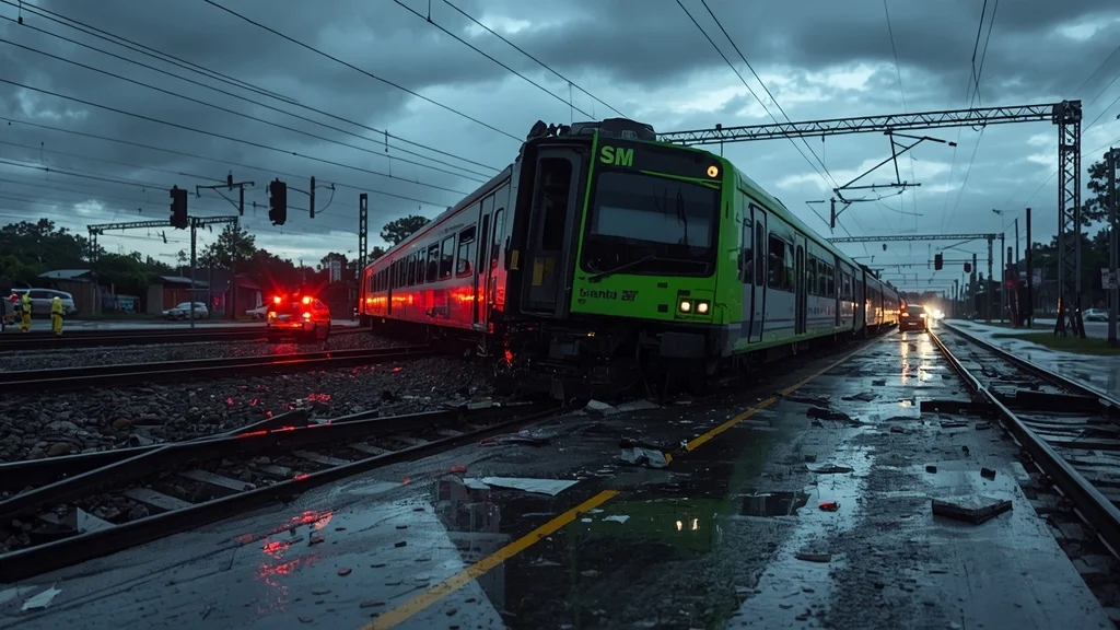 Indonesia train crash, Green SM taxi, Bekasi Timur accident, railway safety Indonesia, PT KAI, train collision Indonesia 1