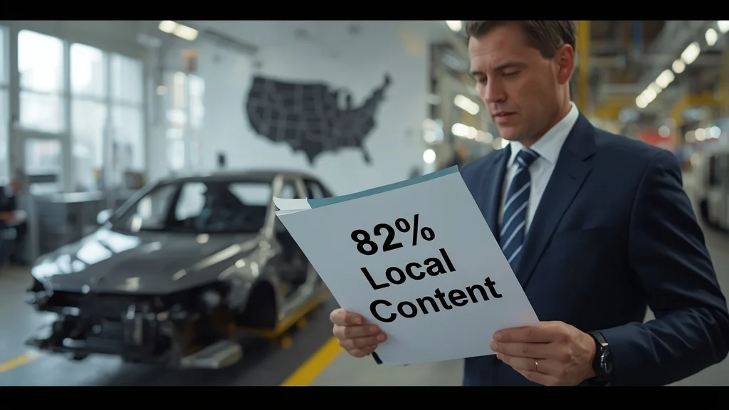 USMCA, North American auto industry, local content rule, car tariffs, US-Mexico trade talks, automotive supply chain, trade agreement revision 1