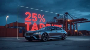 US EU car tariffs, US import taxes EU cars, US-EU trade war, automotive tariffs, Jamieson Greer, US-Germany relations, global trade disputes 1