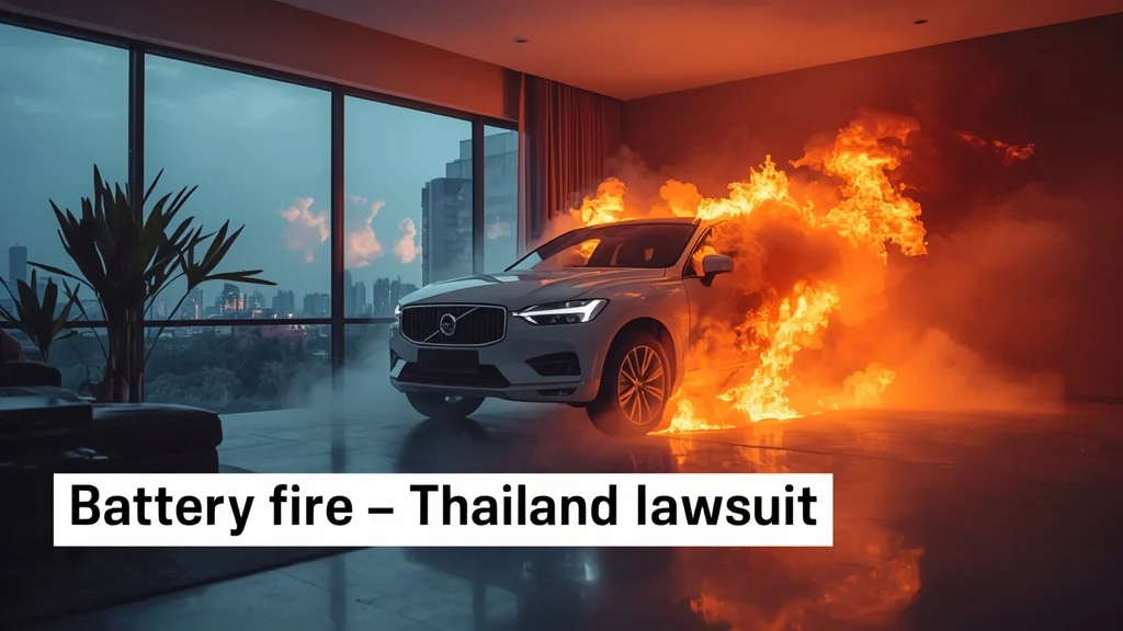 Volvo EX30, battery fire, Thailand lawsuit, electric SUV recall, Volvo battery issue, EV safety, global recall 1