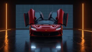 Ferrari Luce, electric supercar, car redesign, automotive concept, electric Ferrari, supercar makeover, EV redesign, Ferrari concept car 1