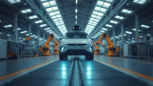 Xpeng robotaxi, autonomous taxis, electric vehicles, Guangzhou manufacturing, self-driving cars, robotaxi production, Chinese EV market 1