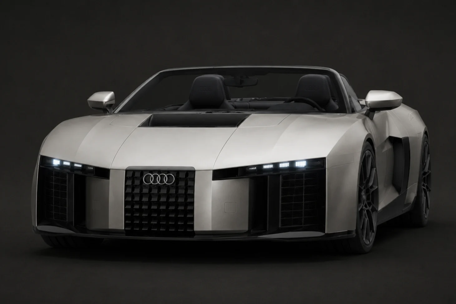 Audi Nuvolari, Audi Spyder, limited edition supercar, hybrid supercar, Audi R8 successor, high-performance convertible, electric V8 hybrid, exclusive car release 2
