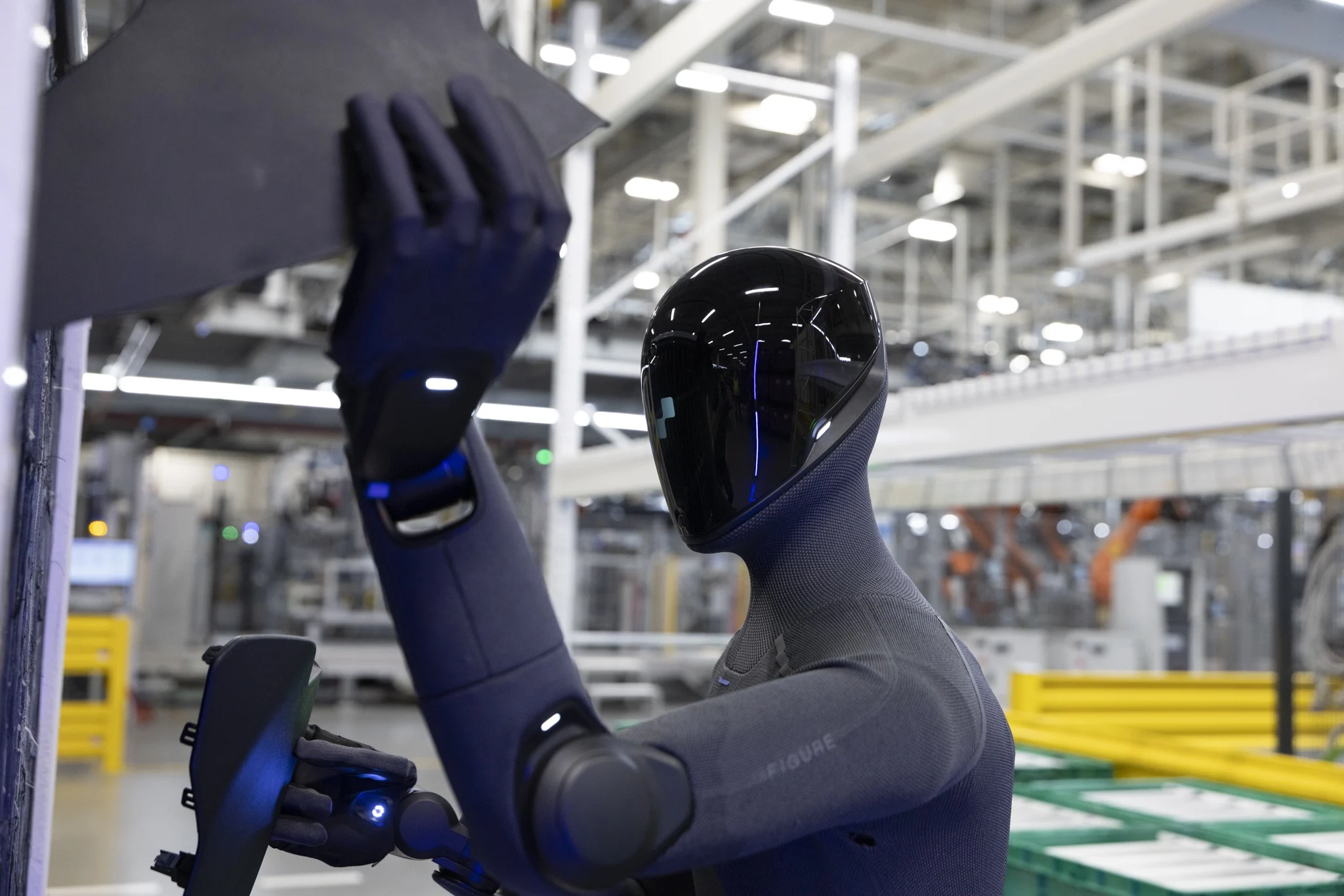 BMW humanoid robot, Figure 03 robot, BMW factory automation, AI robotics, Spartanburg plant, manufacturing robotics, logistics automation, iFACTORY 3