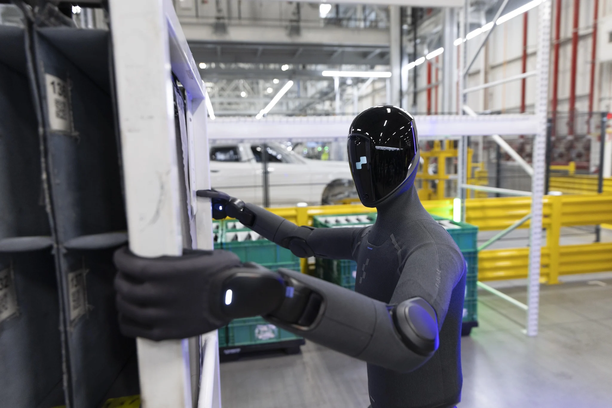 BMW humanoid robot, Figure 03 robot, BMW factory automation, AI robotics, Spartanburg plant, manufacturing robotics, logistics automation, iFACTORY 5