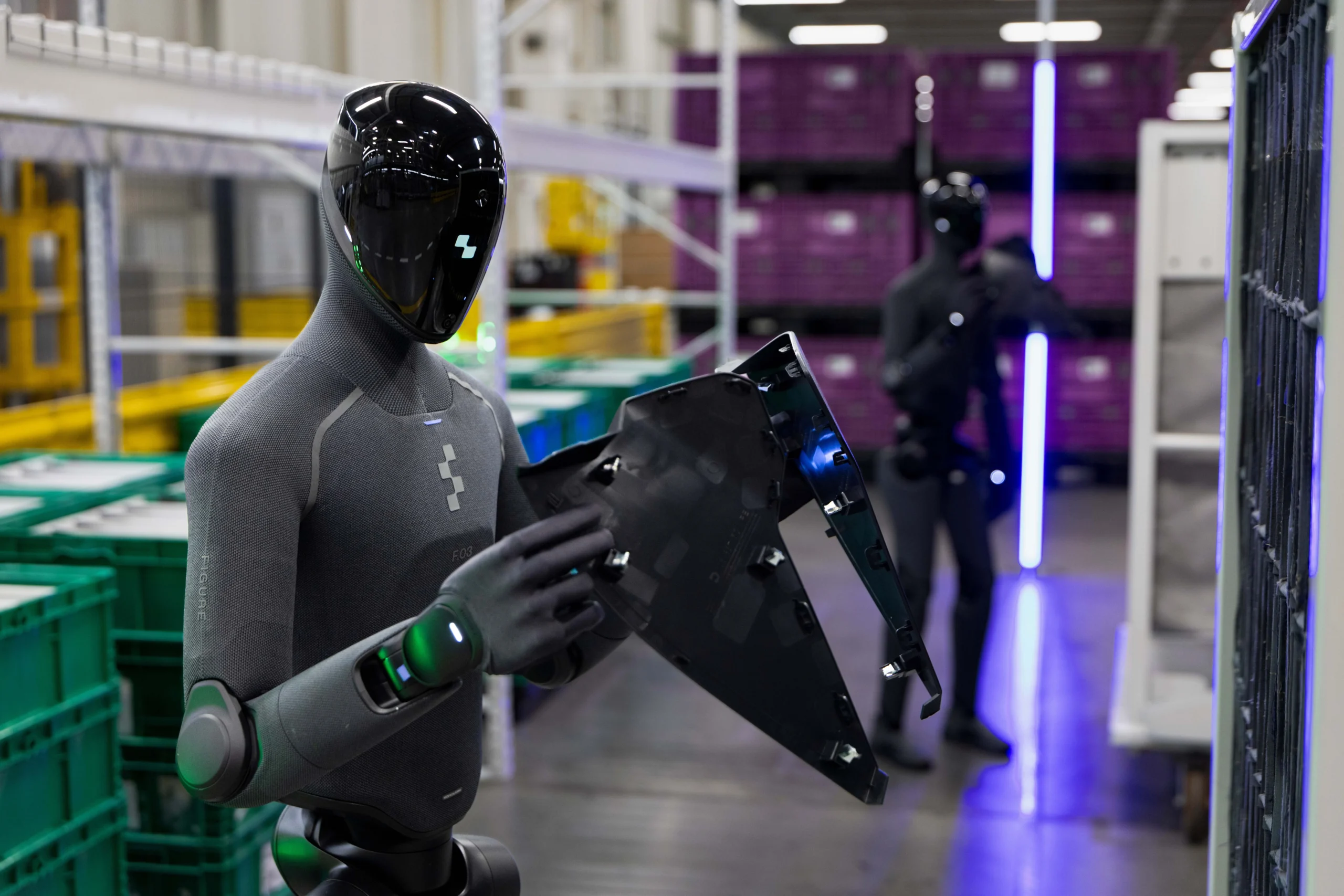 BMW humanoid robot, Figure 03 robot, BMW factory automation, AI robotics, Spartanburg plant, manufacturing robotics, logistics automation, iFACTORY 6