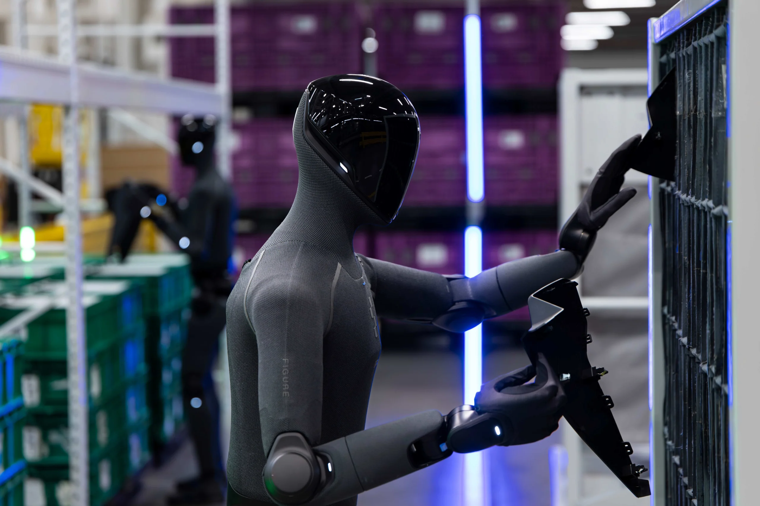 BMW humanoid robot, Figure 03 robot, BMW factory automation, AI robotics, Spartanburg plant, manufacturing robotics, logistics automation, iFACTORY 8