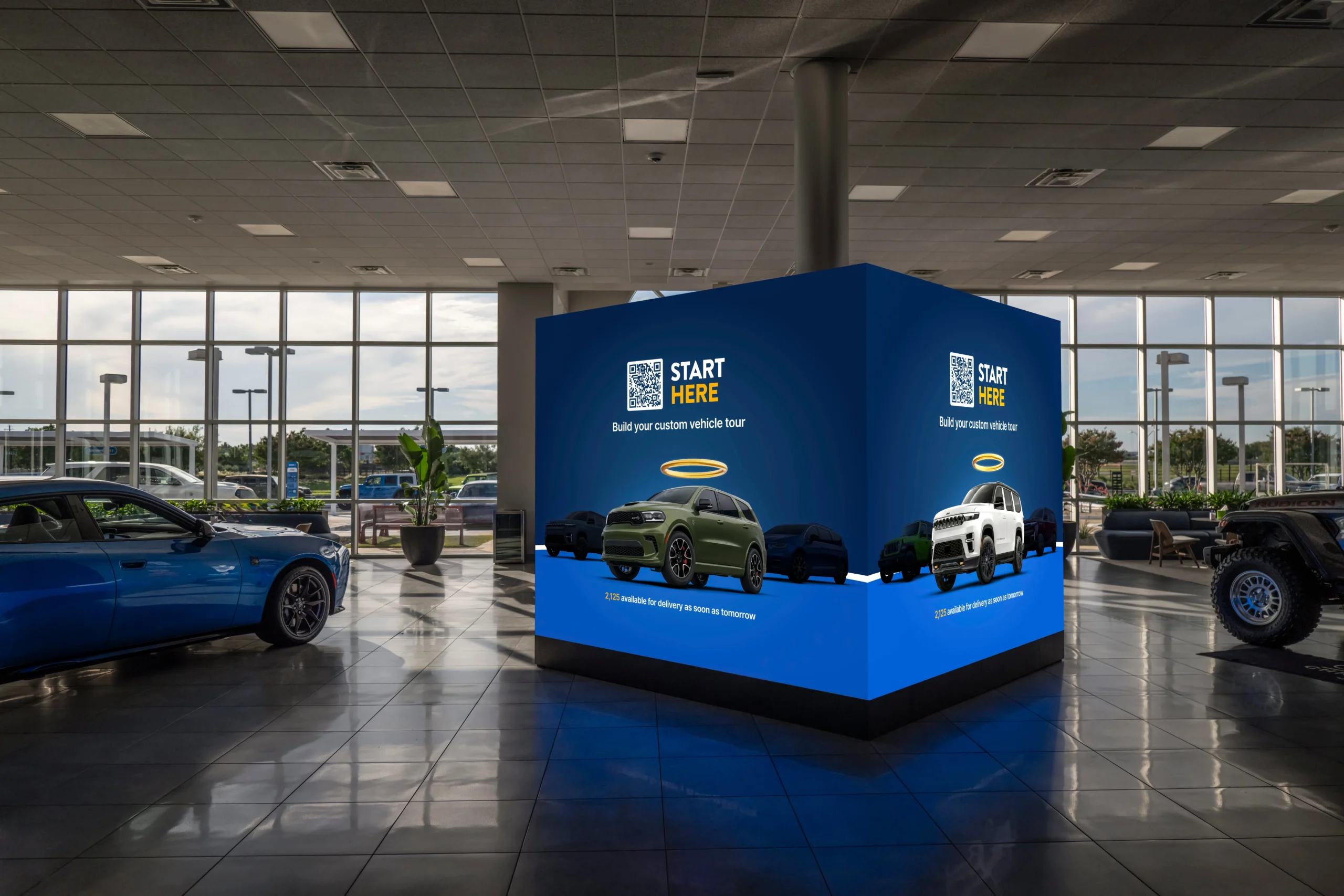 Carvana, no-salesperson showroom, online car buying, self-service car dealership, digital car retail, test drive online, automotive innovation 3