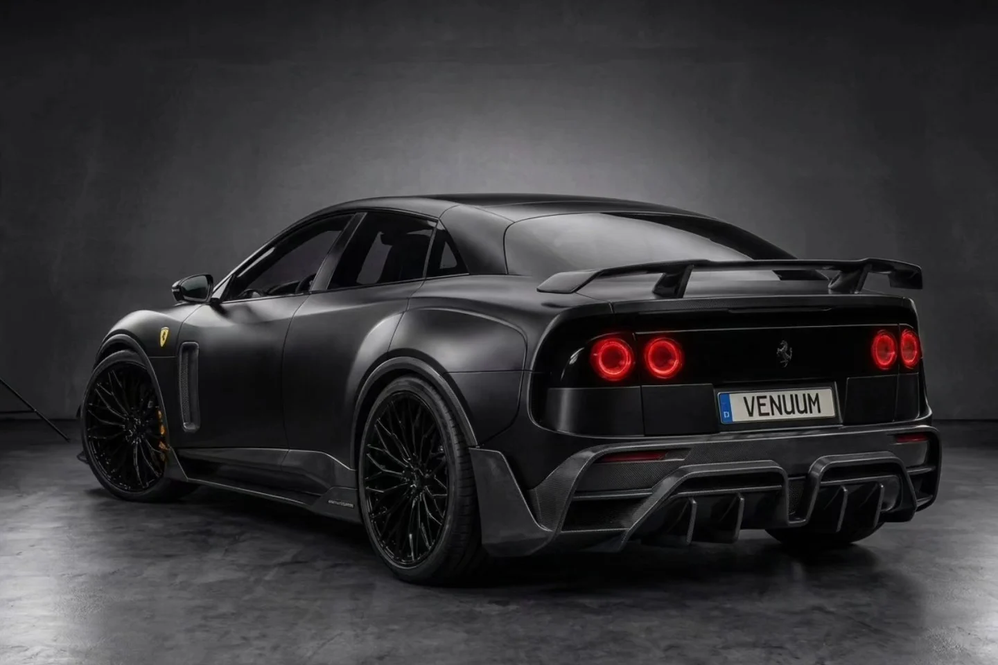 Ferrari Luce, electric supercar, Venuum tuning, aerodynamic kit, EV performance, luxury car upgrades, high-performance EV 3