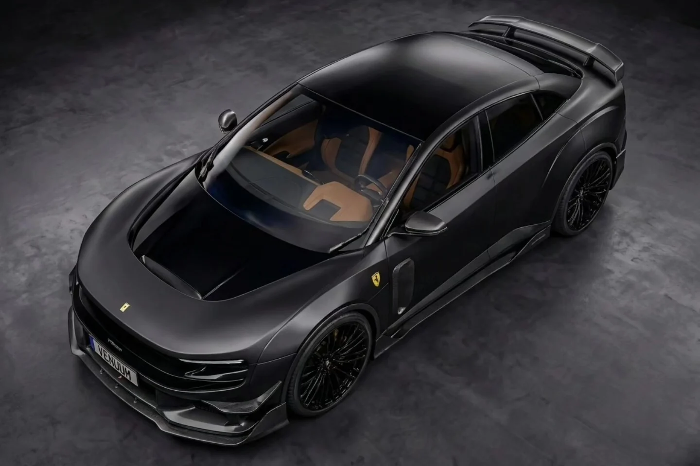 Ferrari Luce, electric supercar, Venuum tuning, aerodynamic kit, EV performance, luxury car upgrades, high-performance EV 9