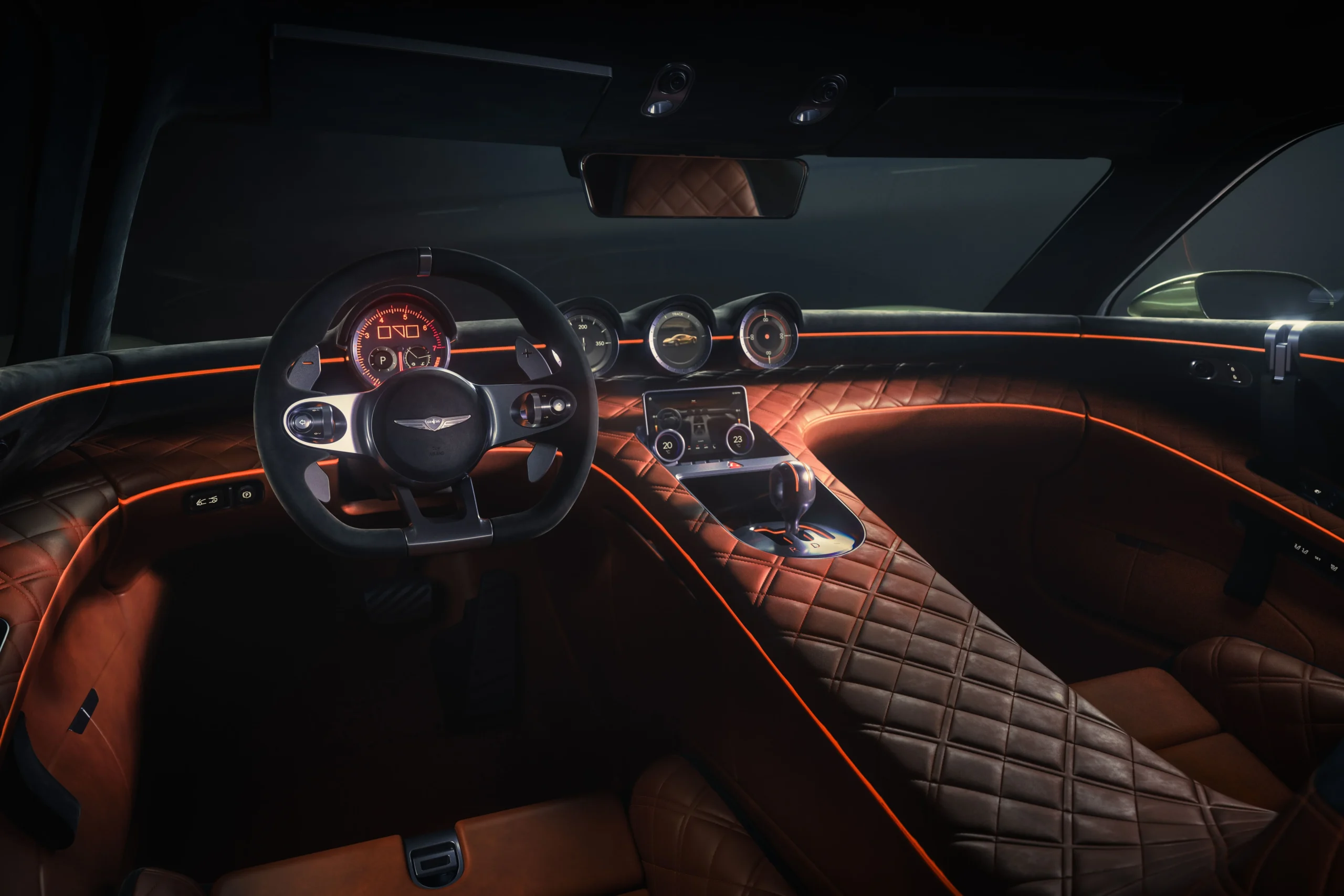Genesis Magma GT Concept, luxury grand tourer, concept sports car, athletic elegance, high performance car, Hyundai Genesis, Le Mans concept 6