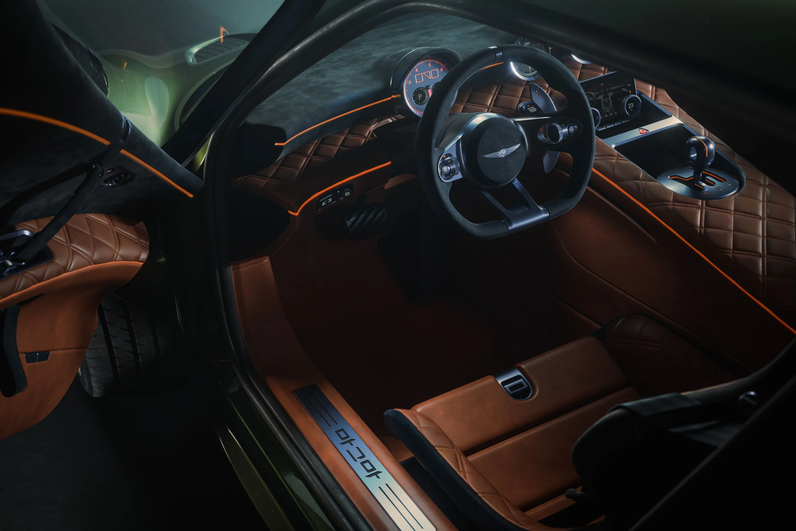 Genesis Magma GT Concept, luxury grand tourer, Hyundai Genesis, concept car, performance vehicle, automotive design, Le Mans concept, sports sedan 10