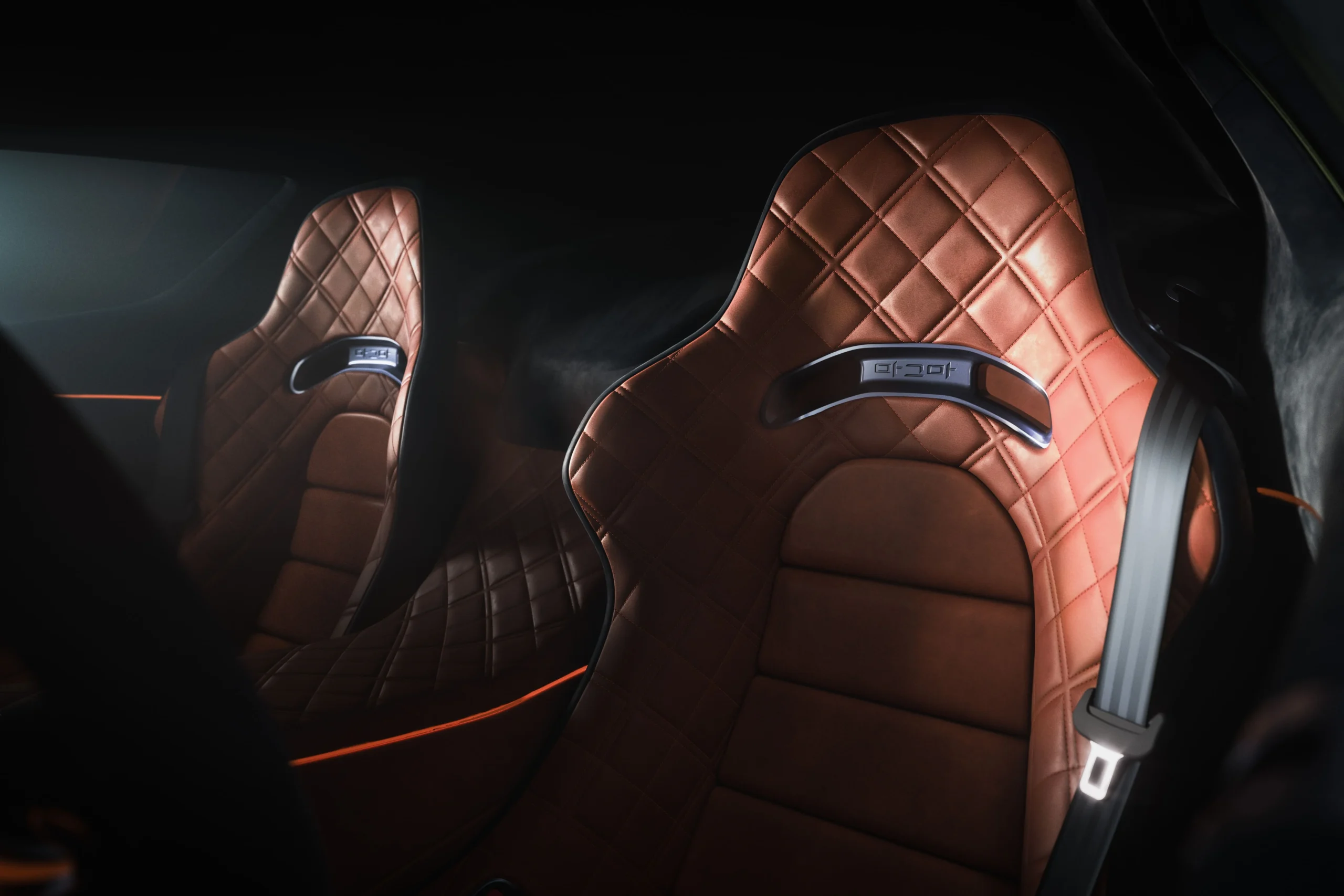 Genesis Magma GT Concept, luxury grand tourer, concept car, high performance sports car, Korean automotive design, athletic elegance, twin cockpit interior 9