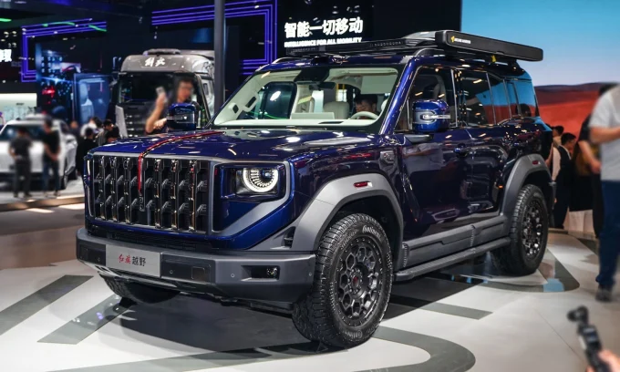 Hongqi G919, off-road SUV, electric SUV China, luxury SUV, 4-motor EV, turbocharged 2L engine, Chinese automotive, EREV SUV 2