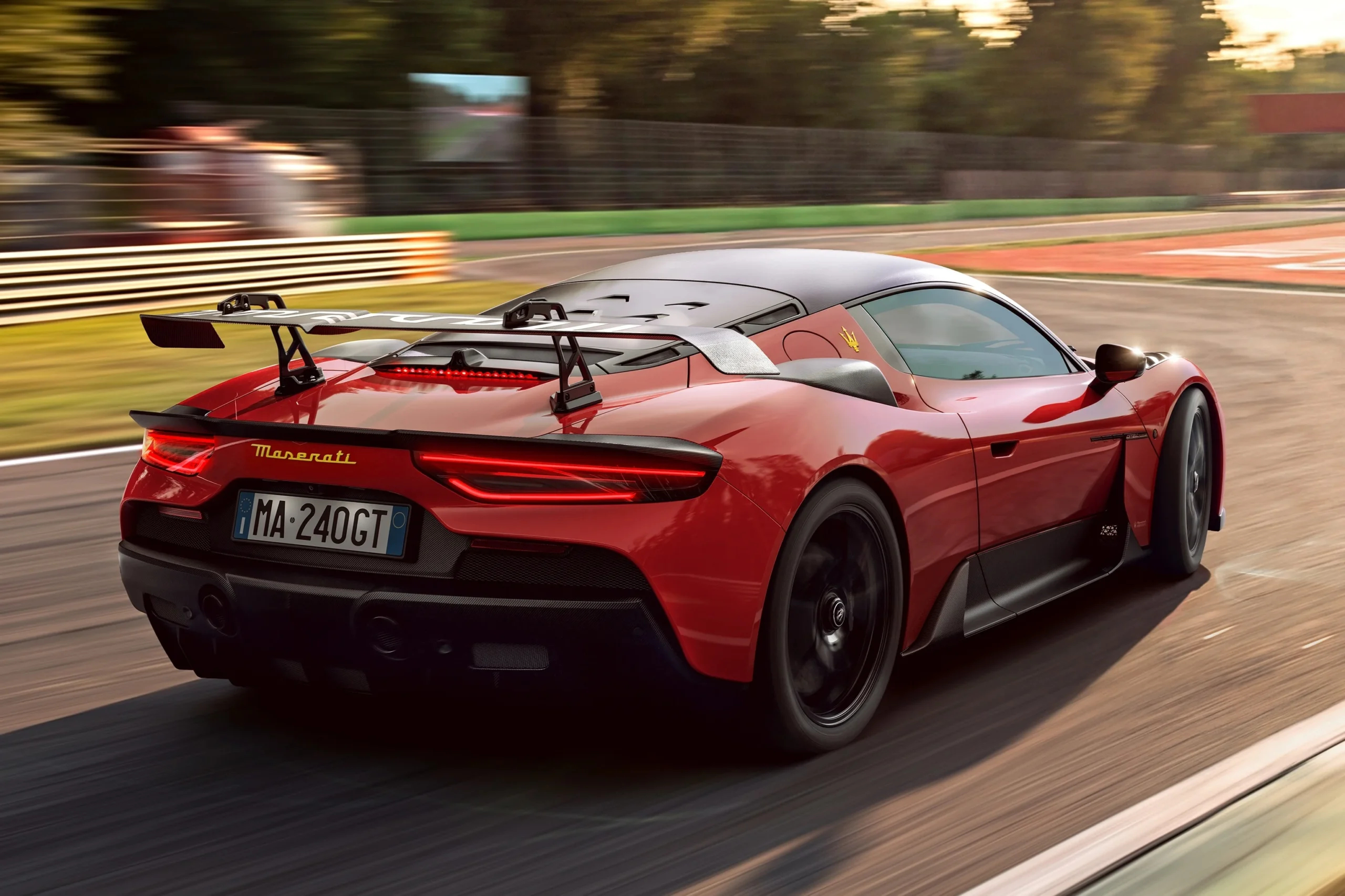 Maserati GT2 Stradale, Maserati 250F, F1 inspired supercar, GT2 European Series 2026, road‑legal hypercar, twin‑turbo V6, Juan Manuel Fangio tribute 7