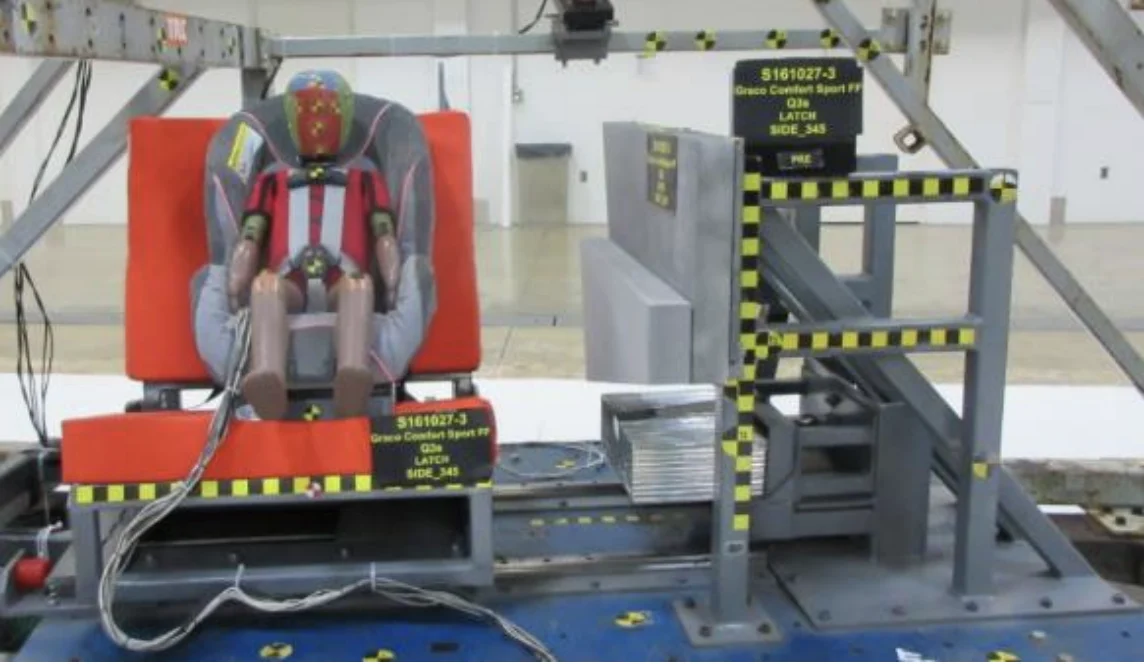 child car seat safety standards, ECE R44/04, FMVSS 213, ISOFIX, booster seat, car seat crash test, US car seat regulations, European car seat standards 3