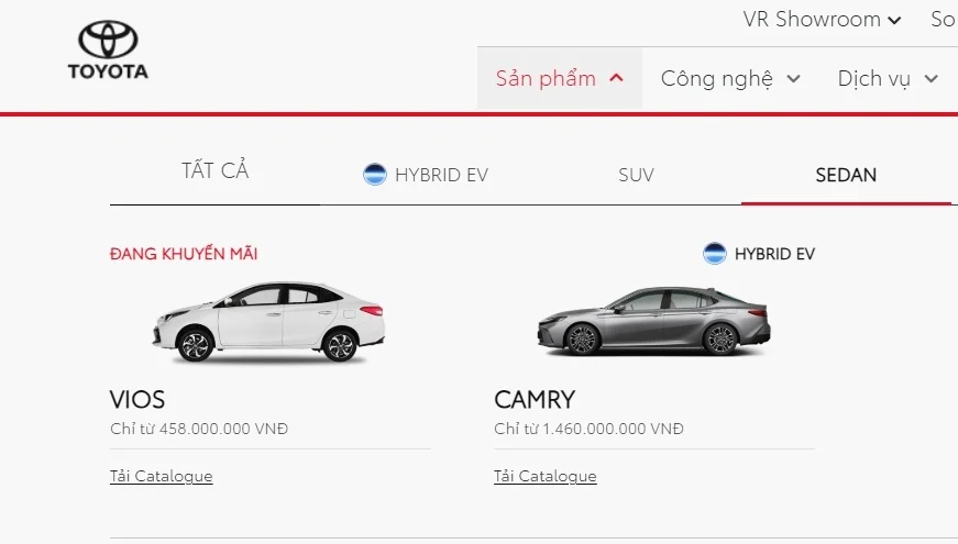 Toyota Camry Vietnam, Camry price Vietnam, HEV Camry, Toyota sedan Vietnam, Vietnam car market, D-segment sedan, Kia K5 Vietnam, MG7 Vietnam 2