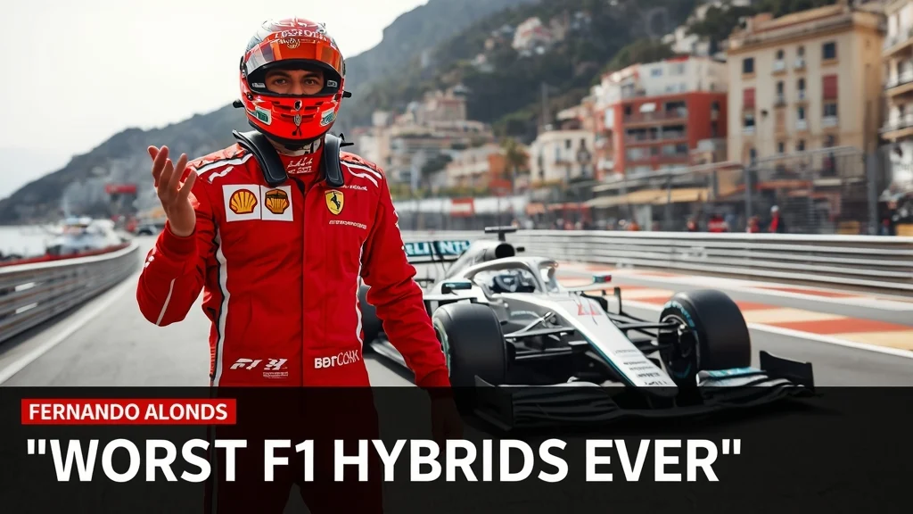 Fernando Alonso, F1 hybrid, Formula 1 regulations, Monaco Grand Prix, energy recovery system, ERS controversy, hybrid race car, Formula 1 technology 1