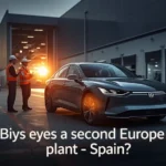 BYD, electric vehicles, Europe EV plant, EV production, EU tariffs, Spanish automotive, Chinese automaker, local manufacturing 1