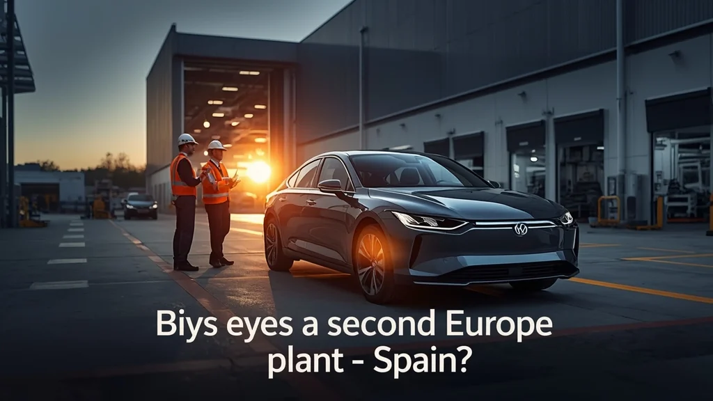 BYD, electric vehicles, Europe EV plant, EV production, EU tariffs, Spanish automotive, Chinese automaker, local manufacturing 1