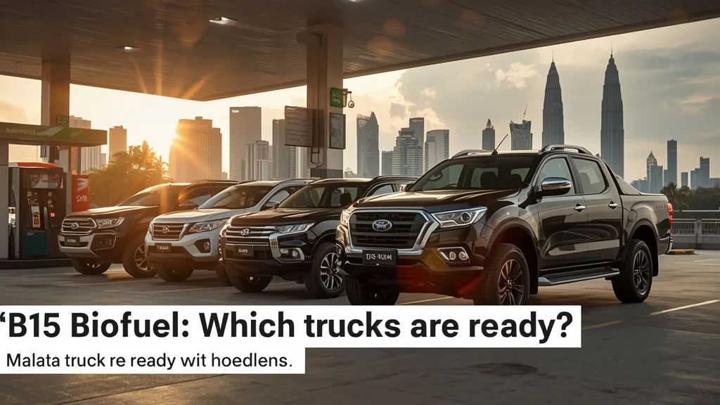 B15 biofuel Malaysia, diesel vehicle compatibility, biofuel blend regulations, Isuzu D-Max B15, Ford Ranger biofuel, biofuel B15 trucks, Malaysia fuel policy 1