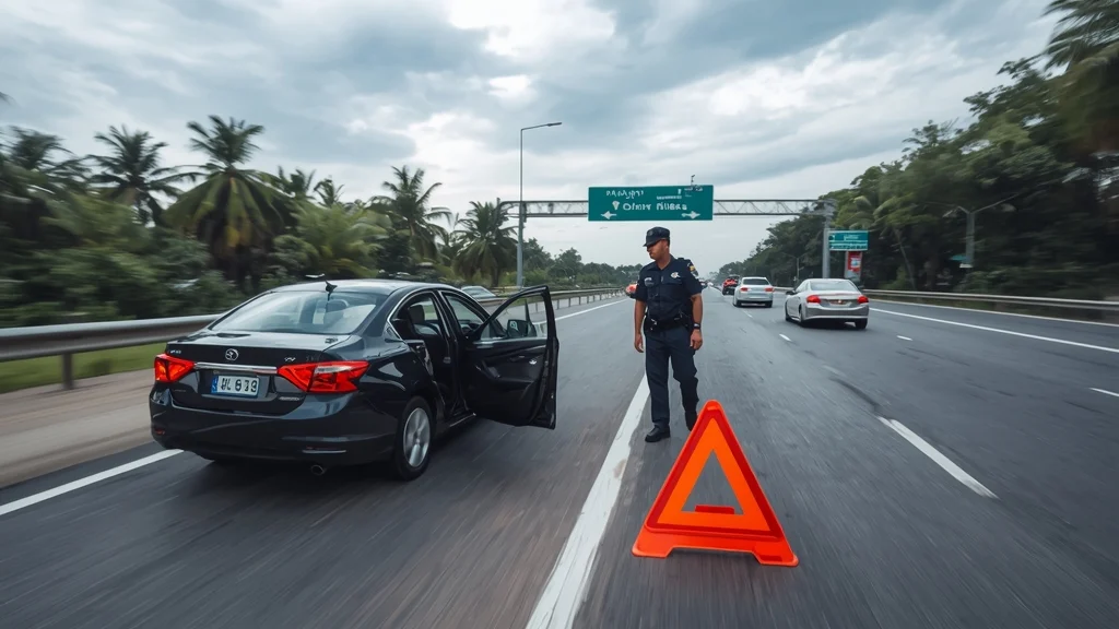 highway stopping fine Vietnam, Vietnam traffic penalty, highway parking fine, Vietnamese road safety, driver license points Vietnam, traffic violation Vietnam 1