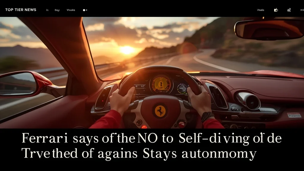 Ferrari, autonomous cars, self-driving, luxury sports car, driving experience, driver assistance, automotive news, Benedetto Vigna 1