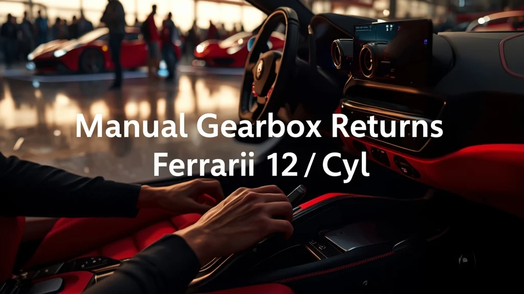 Ferrari 12-cylinder, Ferrari manual gearbox, V12 supercar, GT sports car, Ferrari limited edition, manual transmission sports car, luxury performance car 1